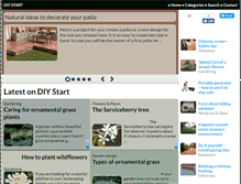 Tablet Screenshot of diystart.com